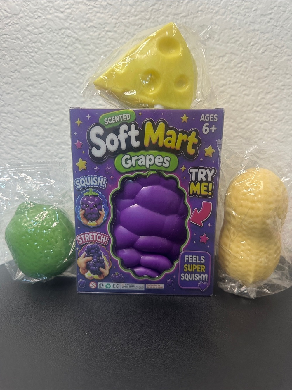 New 4pc Jumbo & Crunchy Squishy Bundle